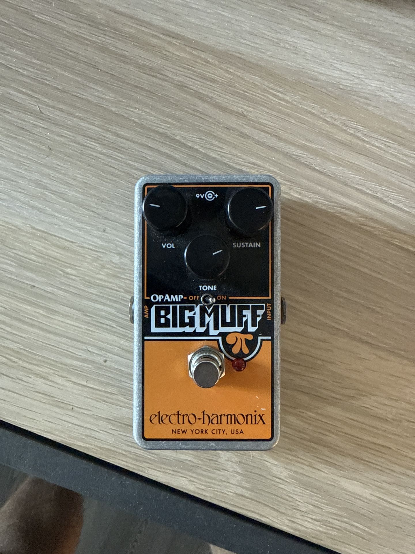 Electro-Harmonix Op-Amp Big Muff Pi Fuzz Pedal – Used Once, Excellent Condition