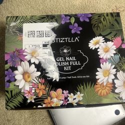 BTIZTLLA Gel Nail Polish Kit 15 Bottles 120W UV LED Lamp Base New