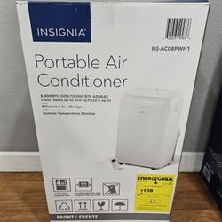 insignia portable air conditioner 350 sqft  