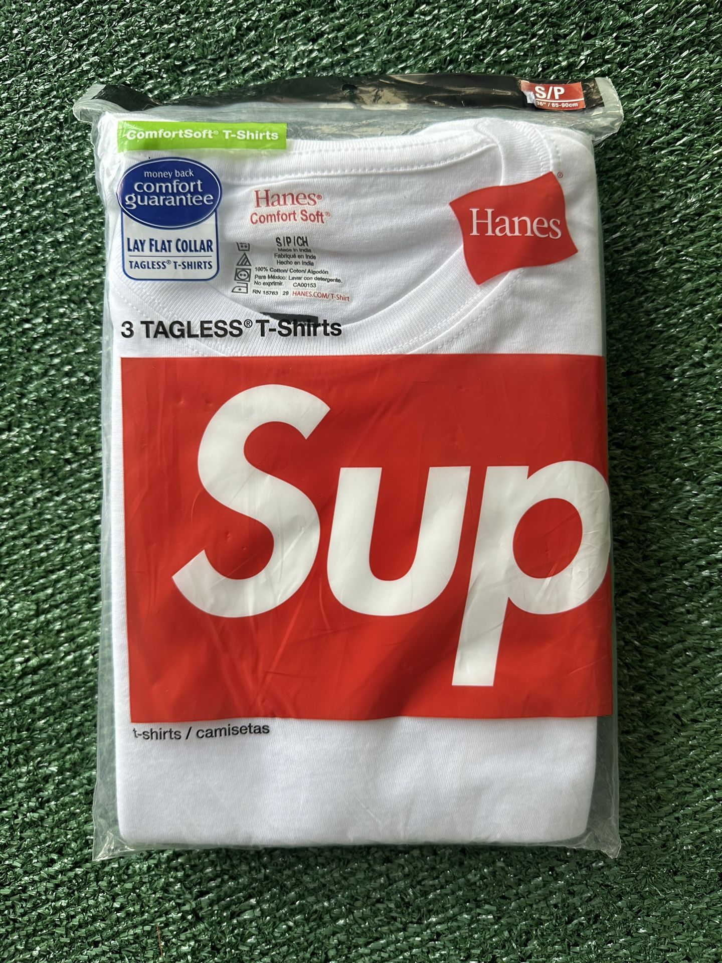 Supreme x Hanes Tagless Tees (3 Pack) White