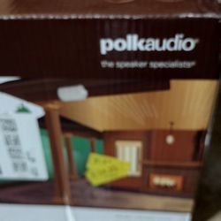 Brand New Polk Atrium 5 Speaker Pair Black