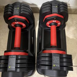 Adjustable dumbbells  