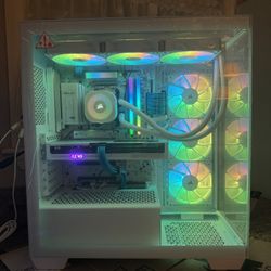 Custom Built White RGB PC | RTX 5060Ti 16GB + Ryzen 5 9600x