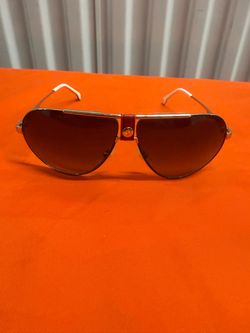 Used Carrera Men's Sunglasses 1033/S Y119O Gold/Red/Grey