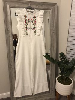 Shein Floral jumpsuit 