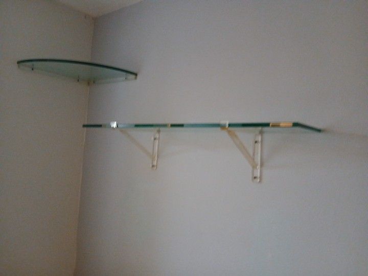Glass shelving