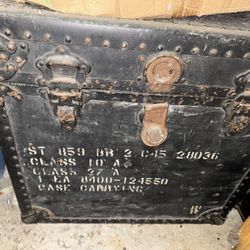 Antique military chest.