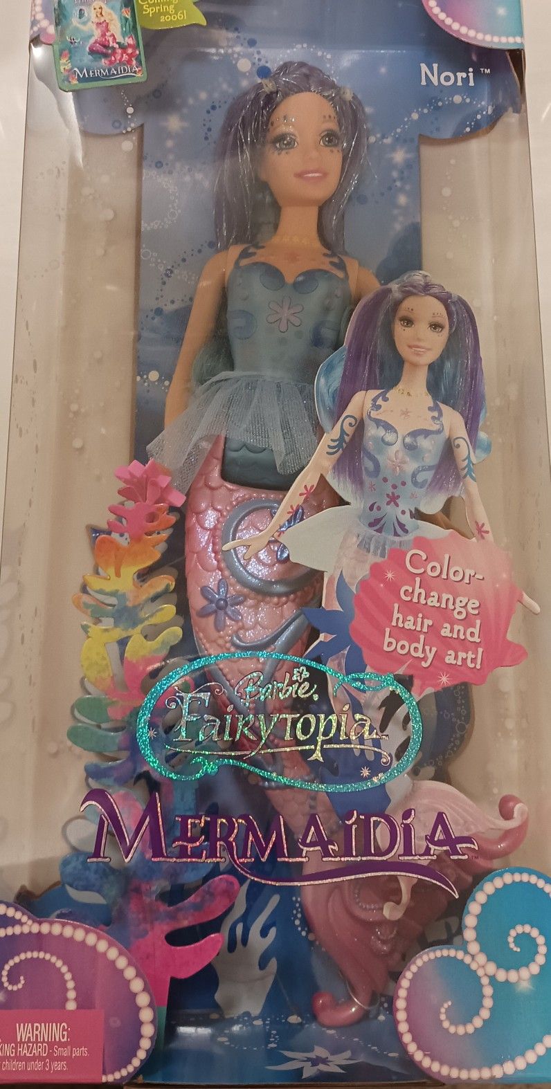 RARE  FiND!  NIB Barbie Fairytopia  Mermaidia  Doll