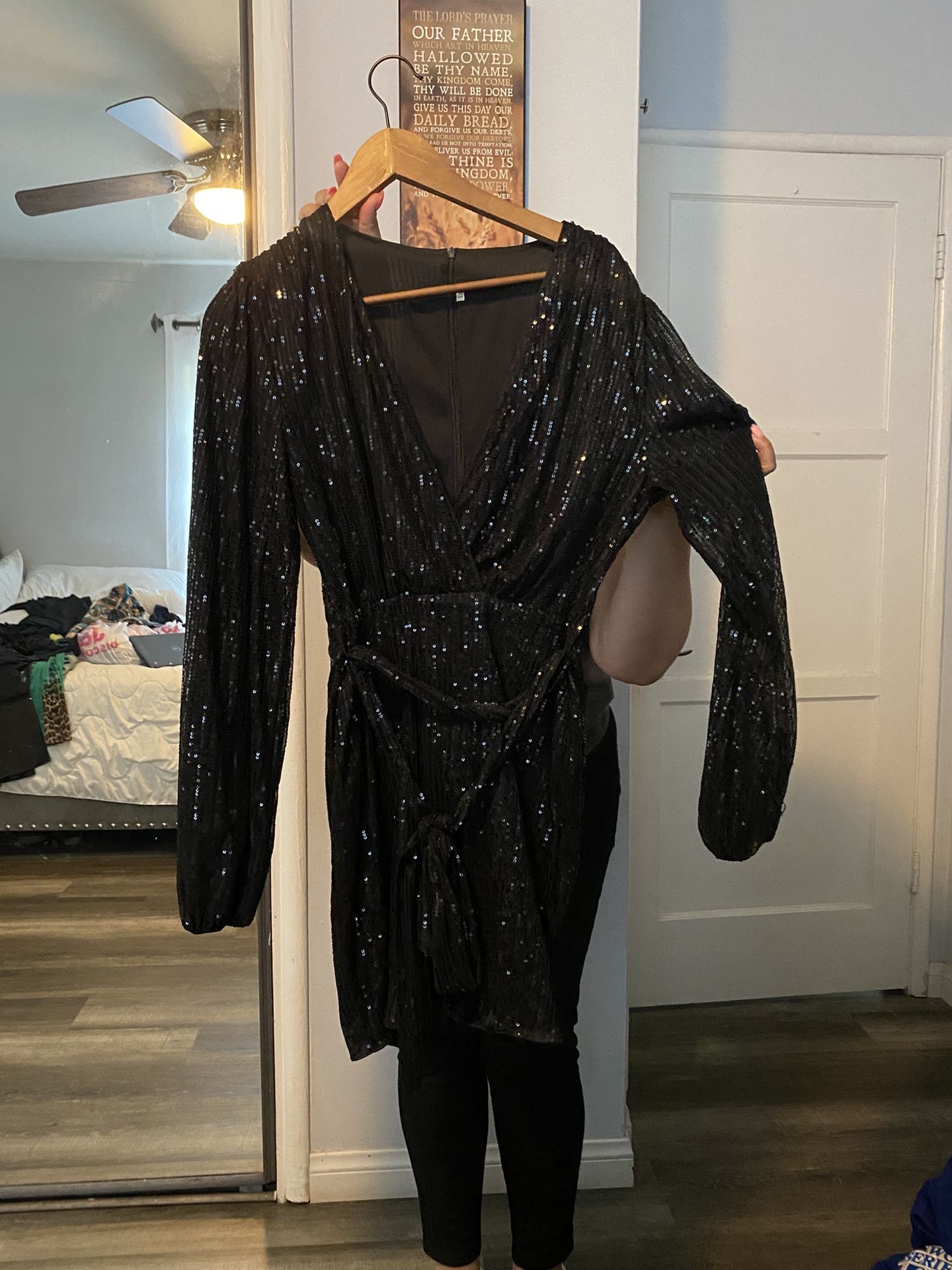 black dress