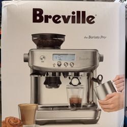 Breville The Barista Pro Espresso Machine BES878BSS Brand New In Box 