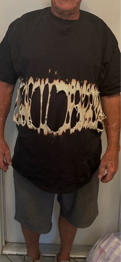 One of a kind scary tie dye shirt. Great for hallowed