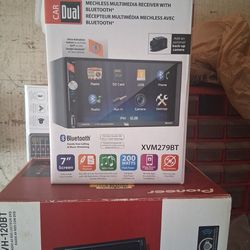 Car Dual car stereo.