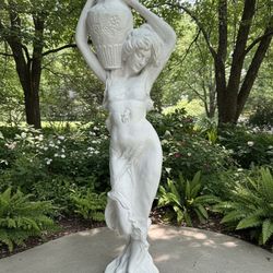 Hebe the water carrier statue