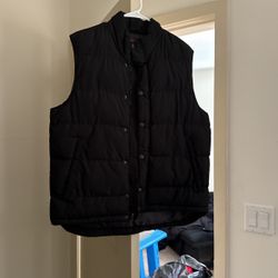 Black Puffer Vest