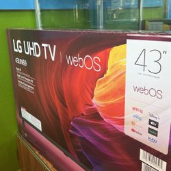 LG UHD TV 4k 43inch New 