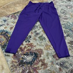 Scrub Joggers Lg. ladies Grape Color 