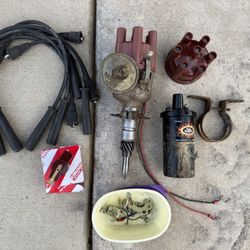 Toyota Land Cruiser FJ40 Distributor w/ Electronic Ignition + New Wires