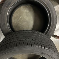 Pair Of Used(good Condition) 215/50R17-91W Tires 