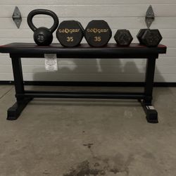 Dumbbells And Kettle Bell