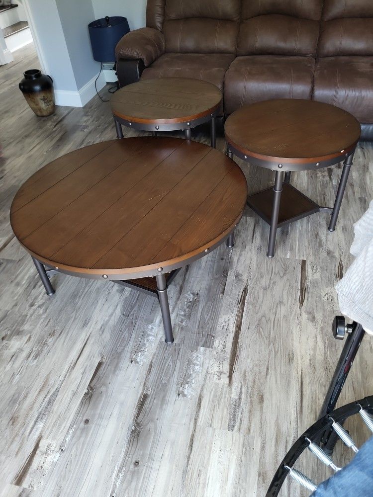 3 Piece Coffee Table Set