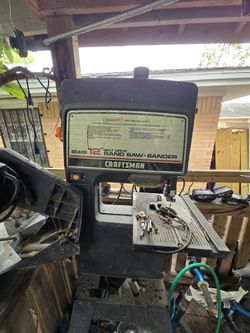10 Inch Motorized Miter Saw &12 '' Belt Drive Band Saw-sander CRAFTSMAN