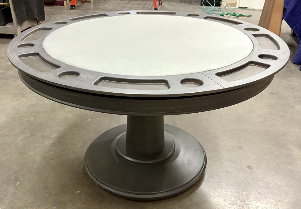 Darafeev Liberty Grey Finish Poker Table
