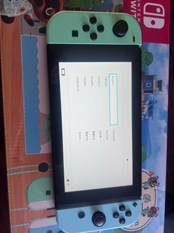 Animal crossing edition nintendo switch with games and accessories