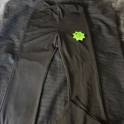 Black Flare Pant Leggings - Small
