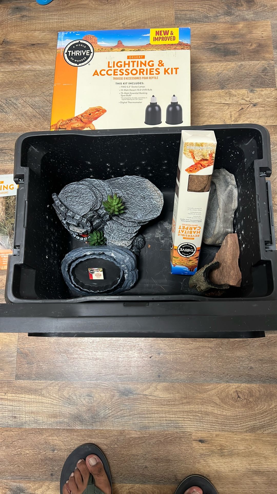 Reptiles Supplies Brand New / Feeding Box