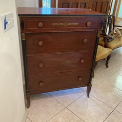 Mahogany 4 Drawer Chest