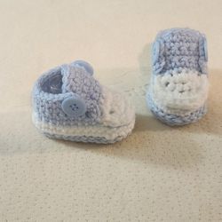🩵HANDMADE 💙BLUE CROCHET UGGS🩵