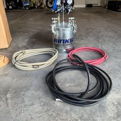 Binks 2 Gallon Tank Outfit Hvlp Compact Gun 98-3144 (New)