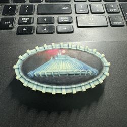 Space Mountain Disney Pill Box Signed By Artist