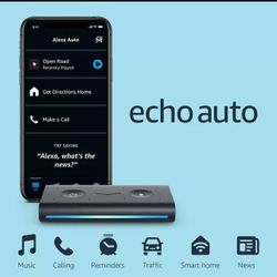 New Echo Auto- Hands-free Alexa in your car with your phone Includes Vent Mount