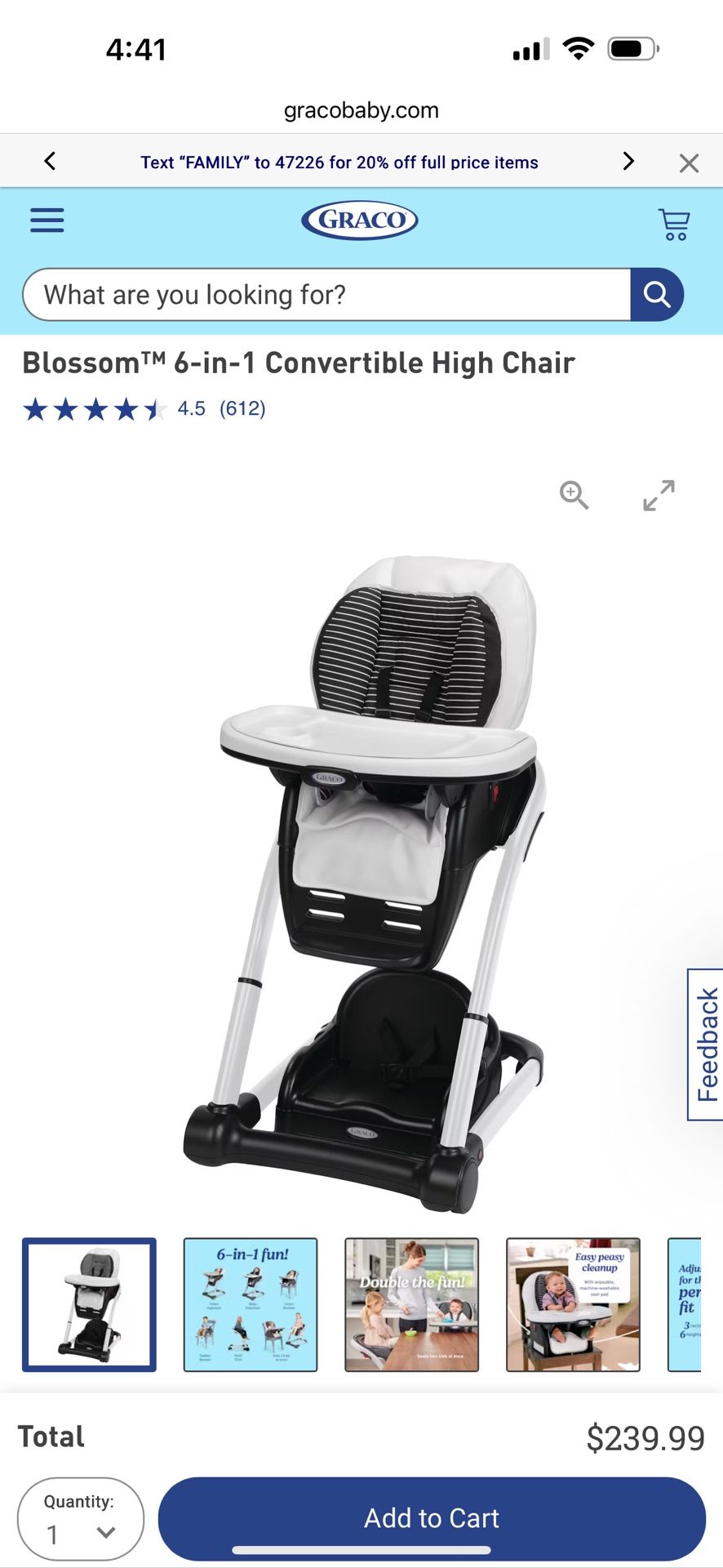 GRACO High chair