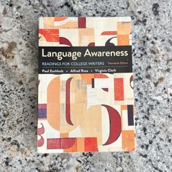 Language Awareness 13th edition 