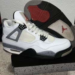 Air Jordan IV 4 White Cement Size 10 **NO TRADES**