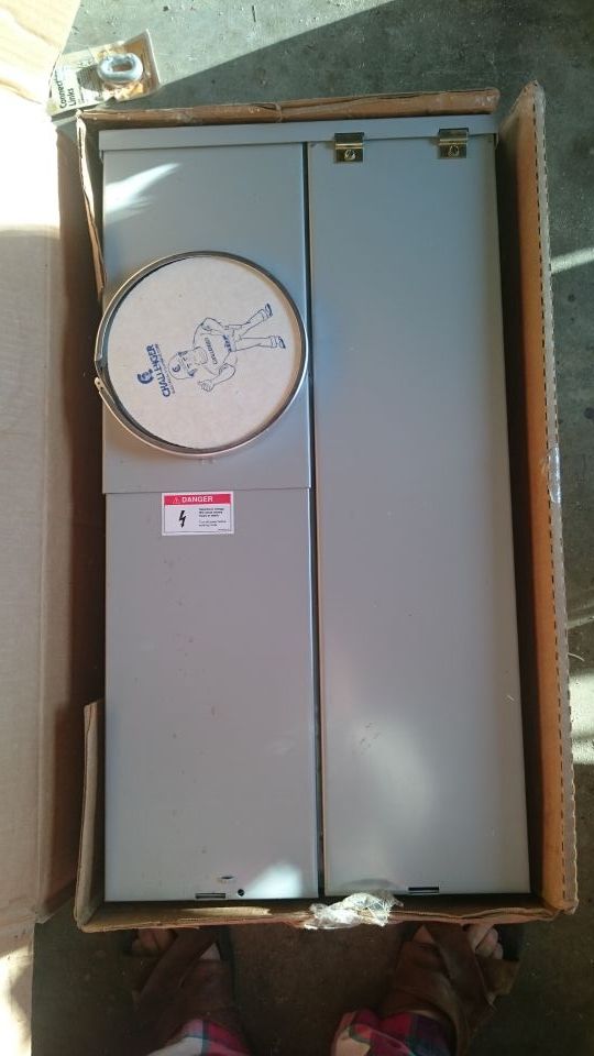 Challenger 200 amp, meter base. SMB20, 120/240v, 120/208V, single phase 3-wire.