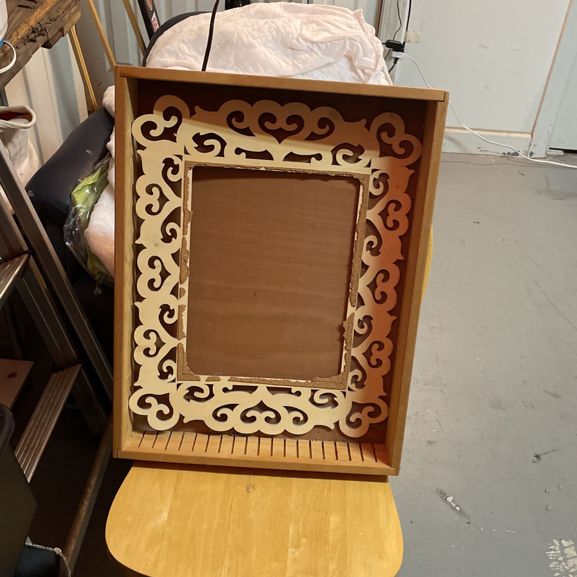 Wooden picture frame from 1993 still works
