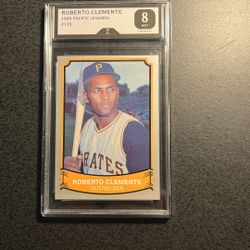 Roberto Clemente 1989 Pacific Baseball Legends- Graded 8
