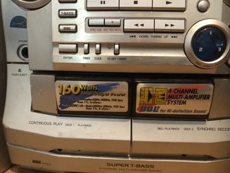 Radio CD player AND CASSETTES PLAYER AND RECORDER