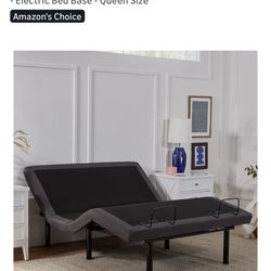 LUCID L300 Queen Adjustable Electric Bed Frame – Like New!