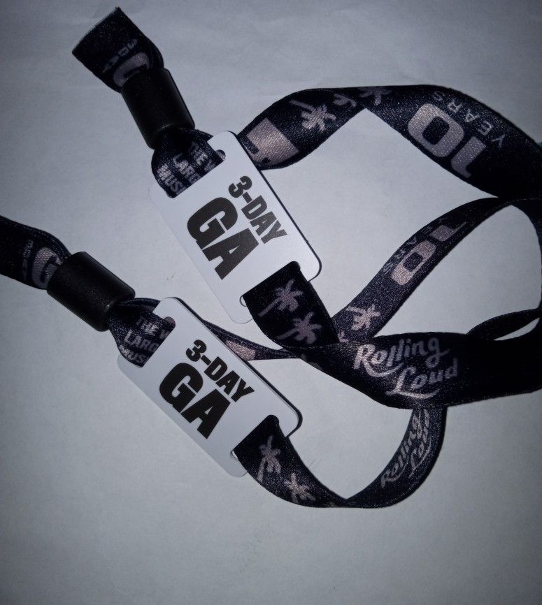 TWO 3-Day (GA) Rolling Loud Miami Tickets