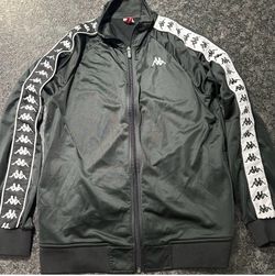 Kappa Black & White Track Jacket