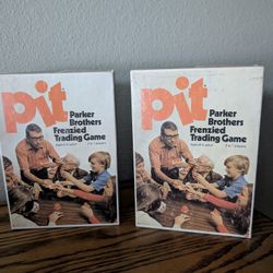 Vintage 1973 Parker Brothers PIT  Card Game $25.00 For Both or $15.00  each