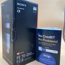 Sony FE 70-200mm F2.8 GM OSS II Lens 