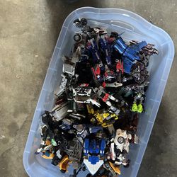Box of various Transformers