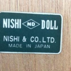 VTG 17” Japanese NISHI Geisha Doll Red Coat,For $6.00