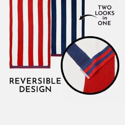 100% COTTON CABANA ADULT BEACH TOWELS NEW