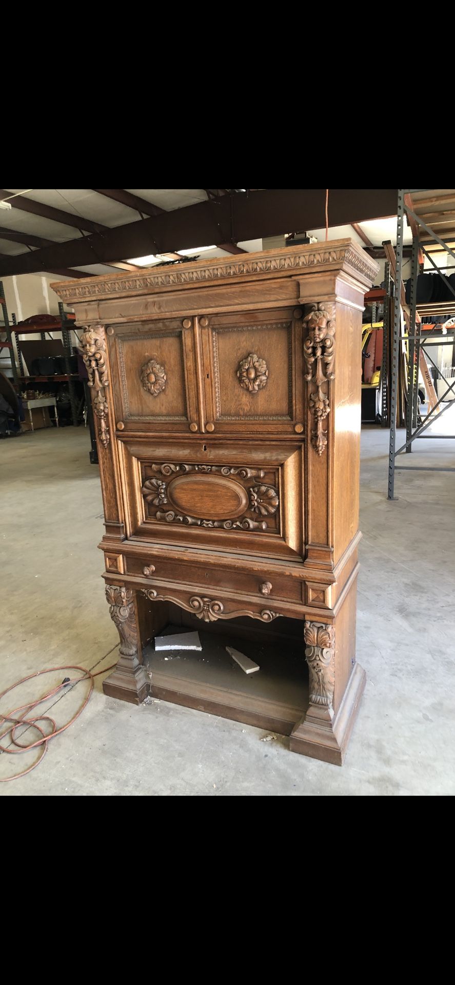 Antique 1930’s  Solid Wood Bar! Wow! A Real Time Capsule!